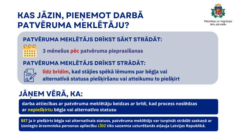 kas jāzin, pieņemot darbā patvēruma meklētāju? 