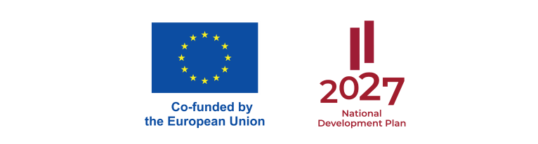 ES nacionālā attīstības plāna logo ansamblis